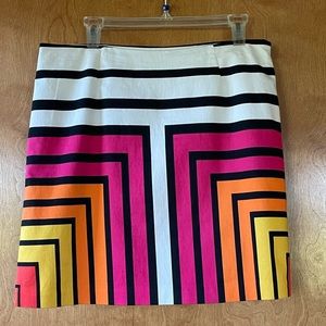 Worthington Geometric Print Skirt